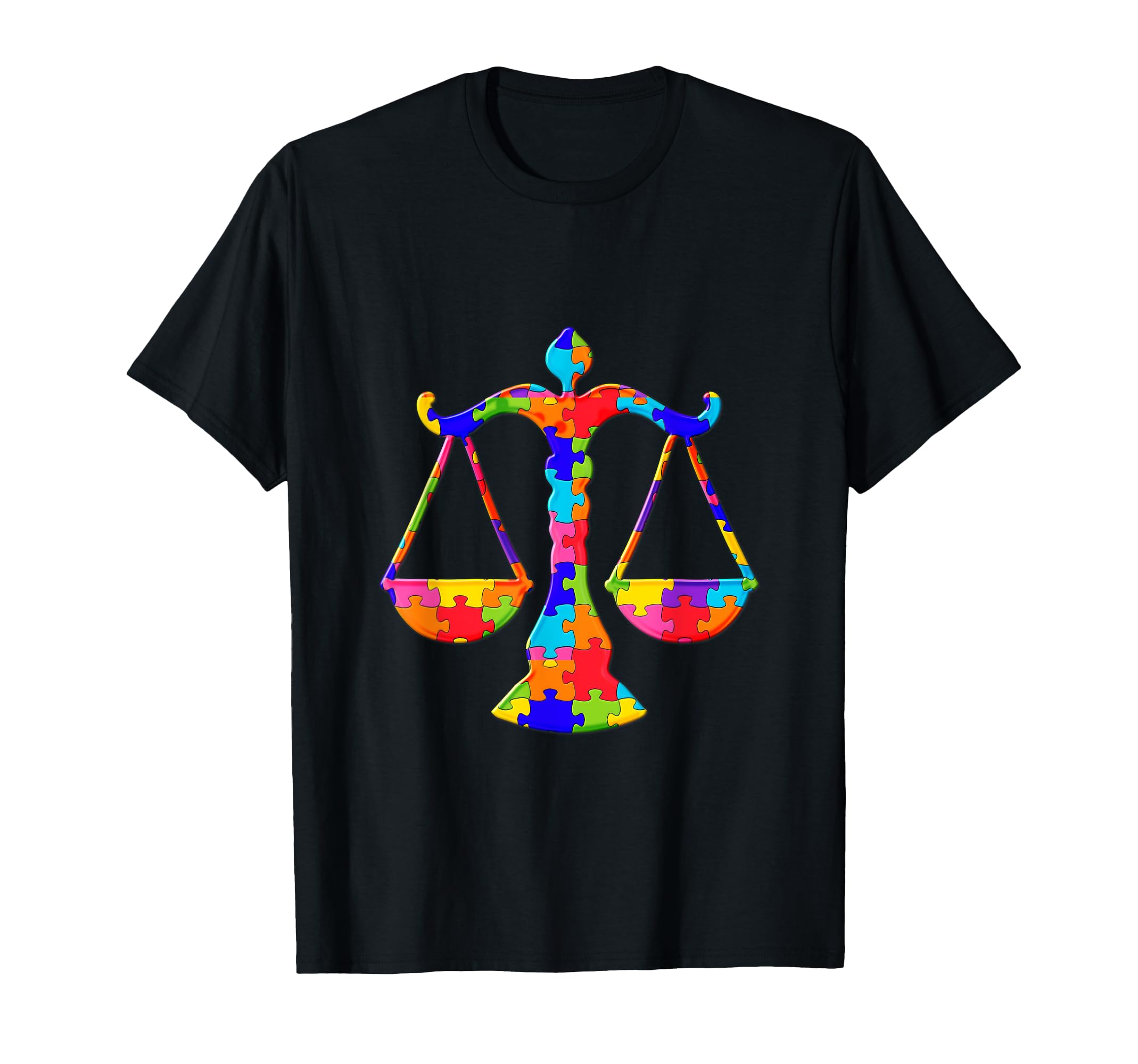 Libra Scale Justice Jigsaw Puzzle Autism Puzzle T-Shirt
Libra Scale Justice Jigsaw Puzzle Autism Puzzle T-Shirt