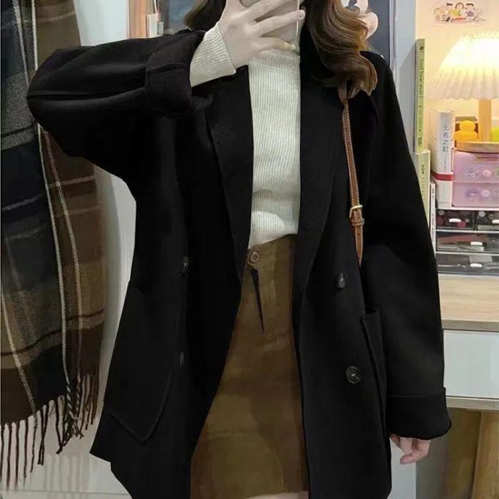 2025 Autumn/Winter Korean Style Loose Fit Double-Sided Wool Lapel Overcoat 3XL
2025 Autumn/Winter Korean Style Loose Fit Double-Sided Wool Lapel Overcoat 3XL