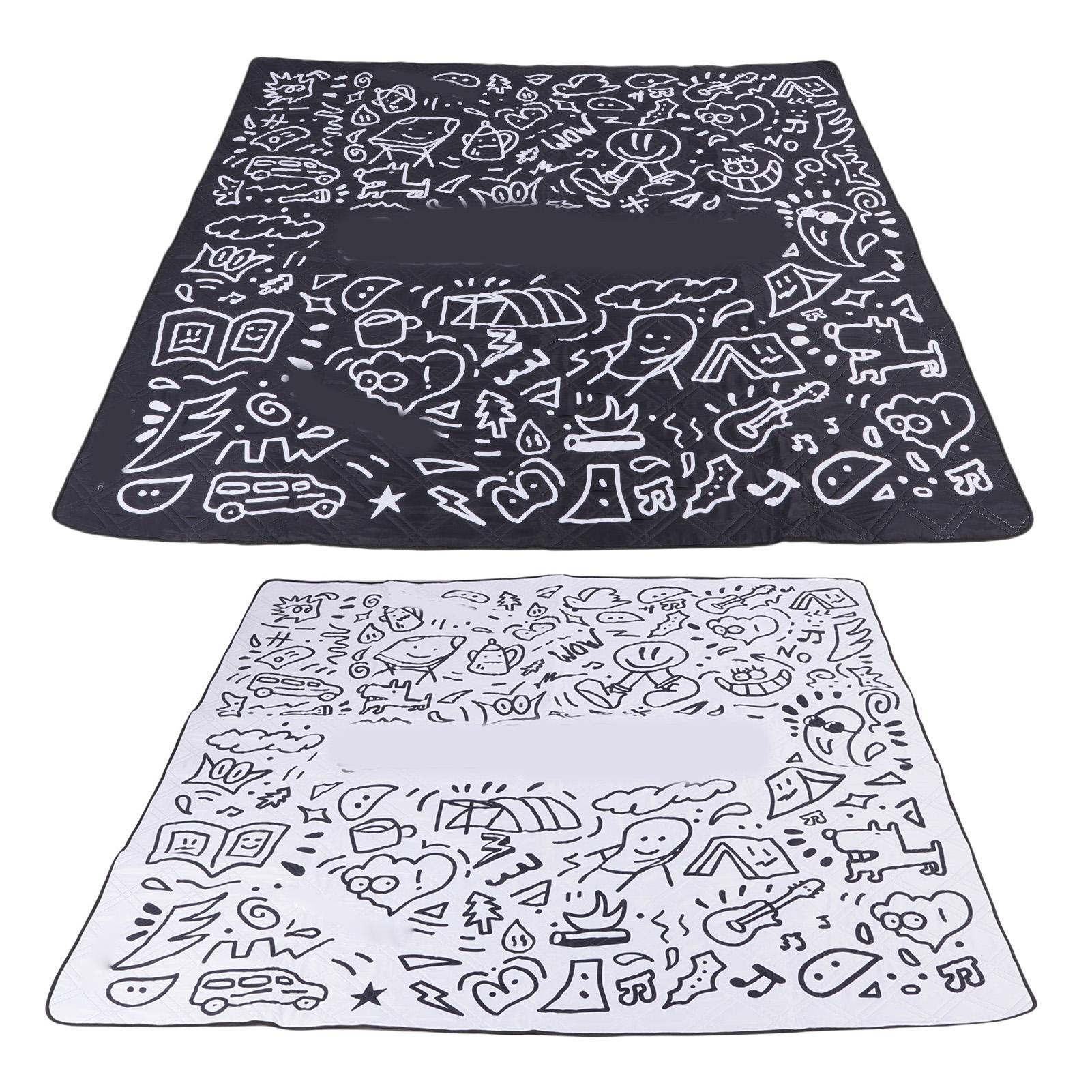 Picnic Blanket 6.6ft Side Length Thickened Watertight Picnic Mat Machine Washable for Outdoor Travel Black
Picnic Blanket 6.6ft Side Length Thickened Watertight Picnic Mat Machine Washable for Outdoor Travel Black