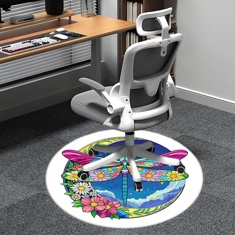 Colorful Dragonfly Office Carpet Chair Mats, Floral Home Decor, Office Rug, Gift for Any Room1118152a 80cm by 80cm
Colorful Dragonfly Office Carpet Chair Mats, Floral Home Decor, Office Rug, Gift for Any Room1118152a 80cm by 80cm
