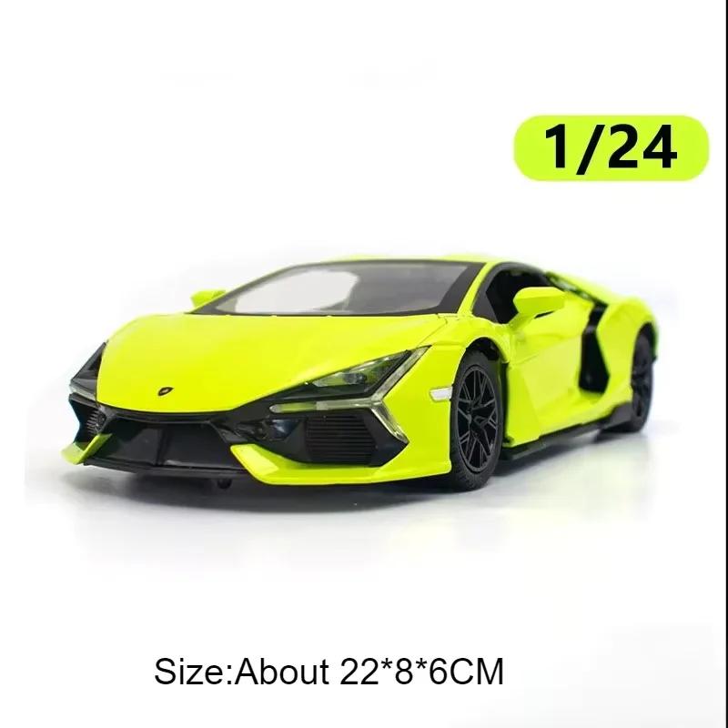 1:24 Lambor Revuelto Alloy Sports Car Diecast Model Toy Doors Opened Sound Light Pull Back Miniature Cars Boyfriend Holiday Gift
1:24 Lambor Revuelto Alloy Sports Car Diecast Model Toy Doors Opened Sound Light Pull Back Miniature Cars Boyfriend Holiday Gift