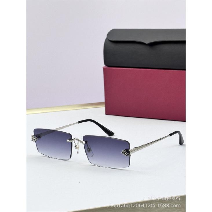 Luxury Designer Sunglasses Cheetah Retro Frameless UV400Eyeglasses and sunglasses, European and American trendy styles0598S Gradient black and silver
Luxury Designer Sunglasses Cheetah Retro Frameless UV400Eyeglasses and sunglasses, European and American trendy styles0598S Gradient black and silver