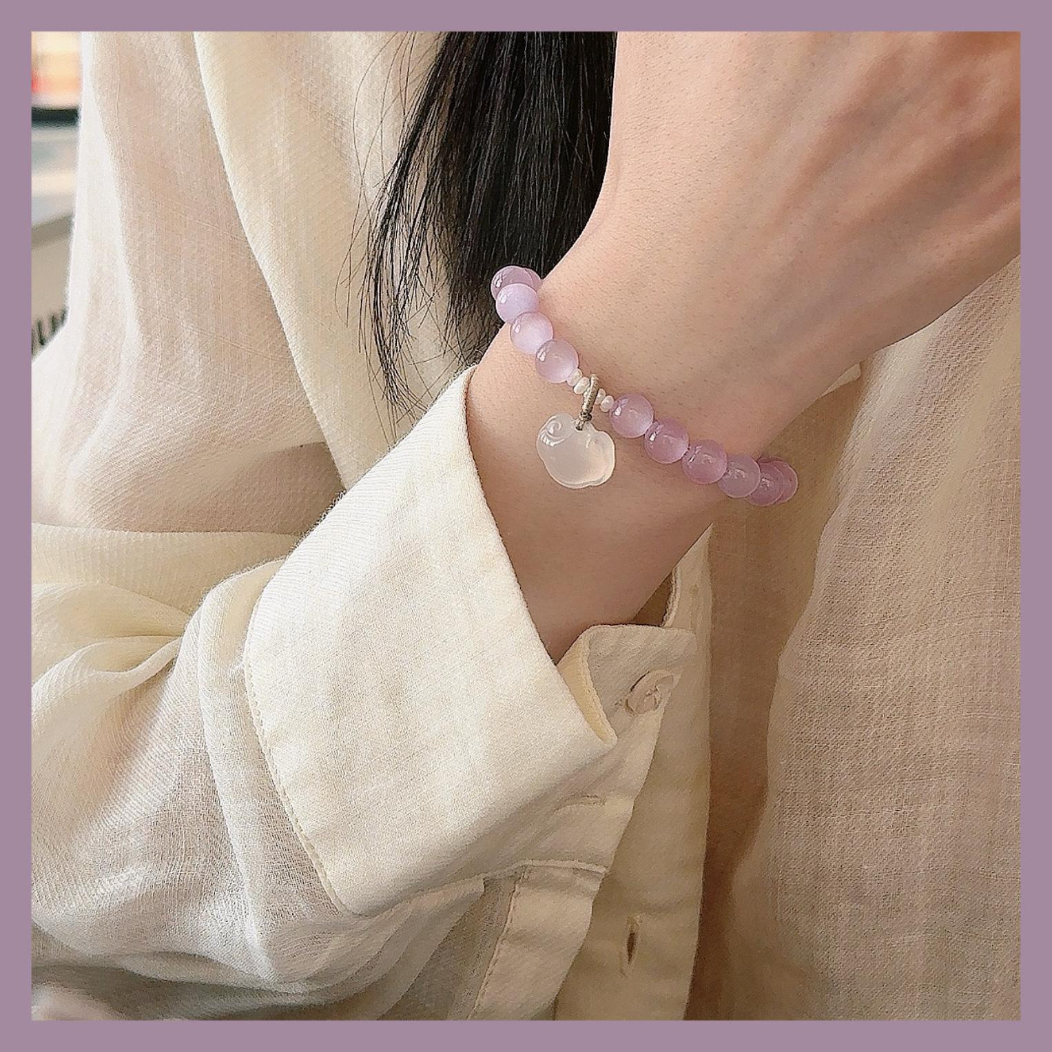 opal gold sand chalcedony safety lock water drop bracelet exquisite small cute bracelet fashion versatile jewelry women
opal gold sand chalcedony safety lock water drop bracelet exquisite small cute bracelet fashion versatile jewelry women