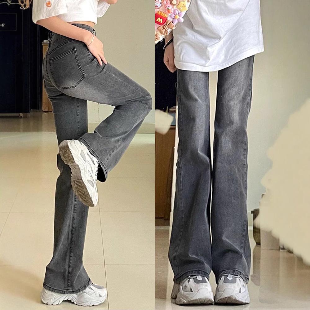 Women s High-Waisted Black-Gray Micro-Flared Stretch Jeans - Slimming & Stylish Summer Fashion for Pear-Shaped Figures Medium
Women s High-Waisted Black-Gray Micro-Flared Stretch Jeans - Slimming & Stylish Summer Fashion for Pear-Shaped Figures Medium