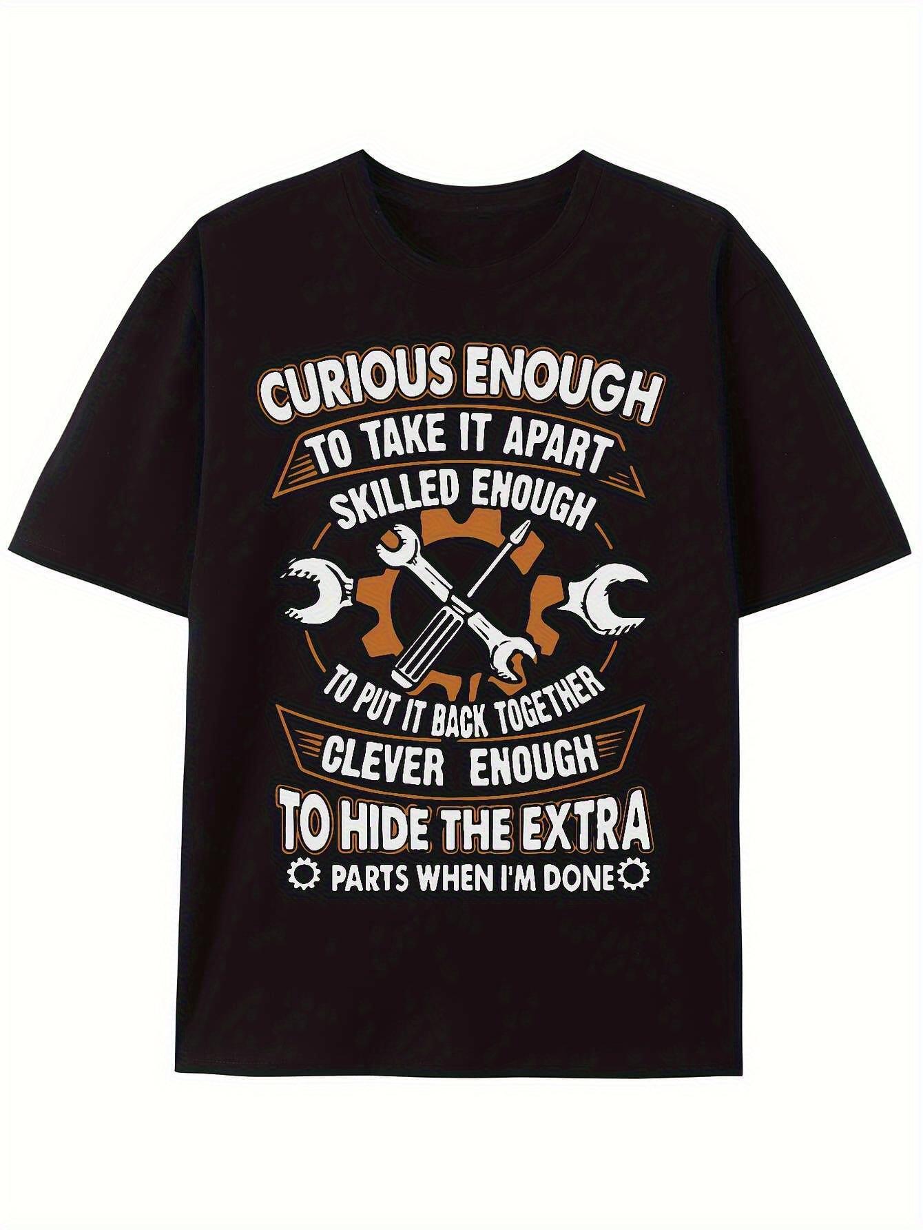 Large Size Funny Mechanic Graphic T-shirt - 100% Cotton XXL
Large Size Funny Mechanic Graphic T-shirt - 100% Cotton XXL