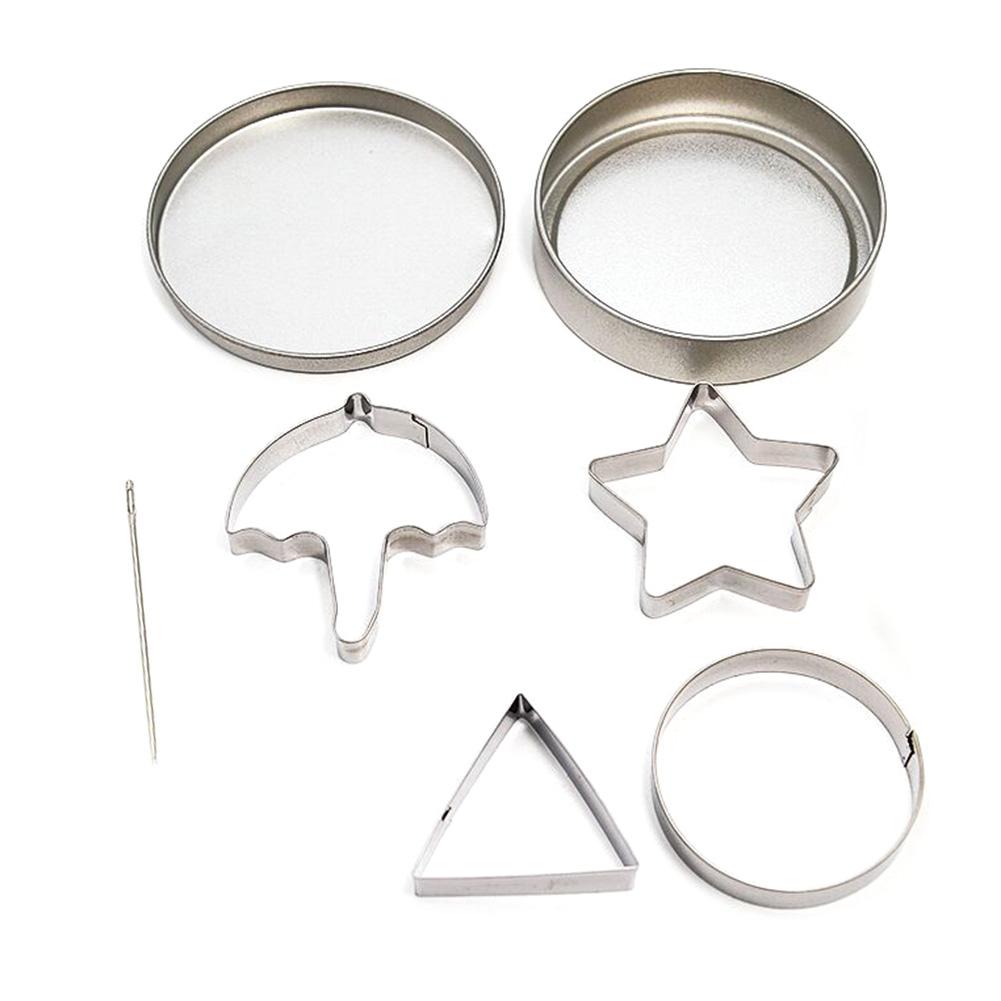 Korean Sugar Candy Making Tools Stainless Steel Cookie Cutters Biscuit Molds Candy Mold Biscuit Mold for Squid TV Fan and Kid
Korean Sugar Candy Making Tools Stainless Steel Cookie Cutters Biscuit Molds Candy Mold Biscuit Mold for Squid TV Fan and Kid
