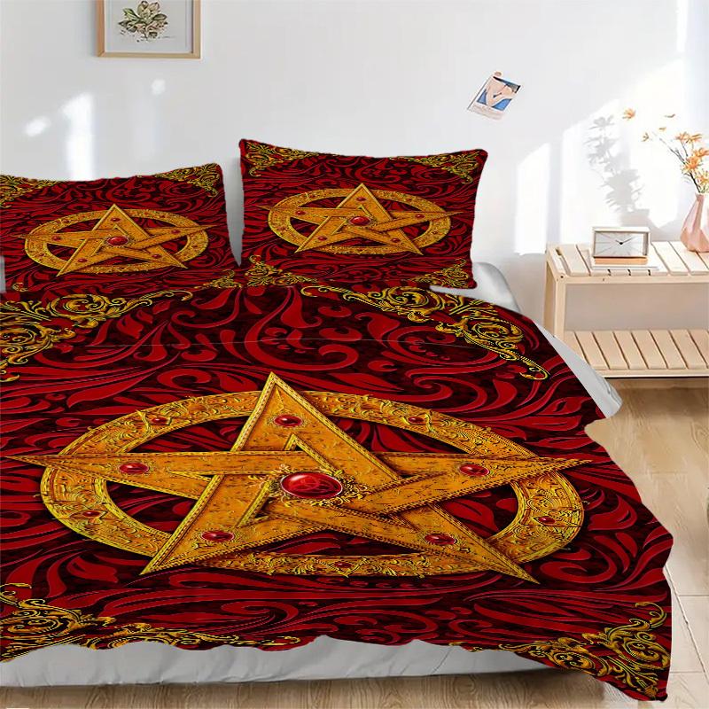 3pcs Golden Star Ornament Bedding Set - 1 Duvet Cover + 2 Pillowcases(Core Not Included), Machine Washable Polyester yy251216161 135x200cm
3pcs Golden Star Ornament Bedding Set - 1 Duvet Cover + 2 Pillowcases(Core Not Included), Machine Washable Polyester yy251216161 135x200cm