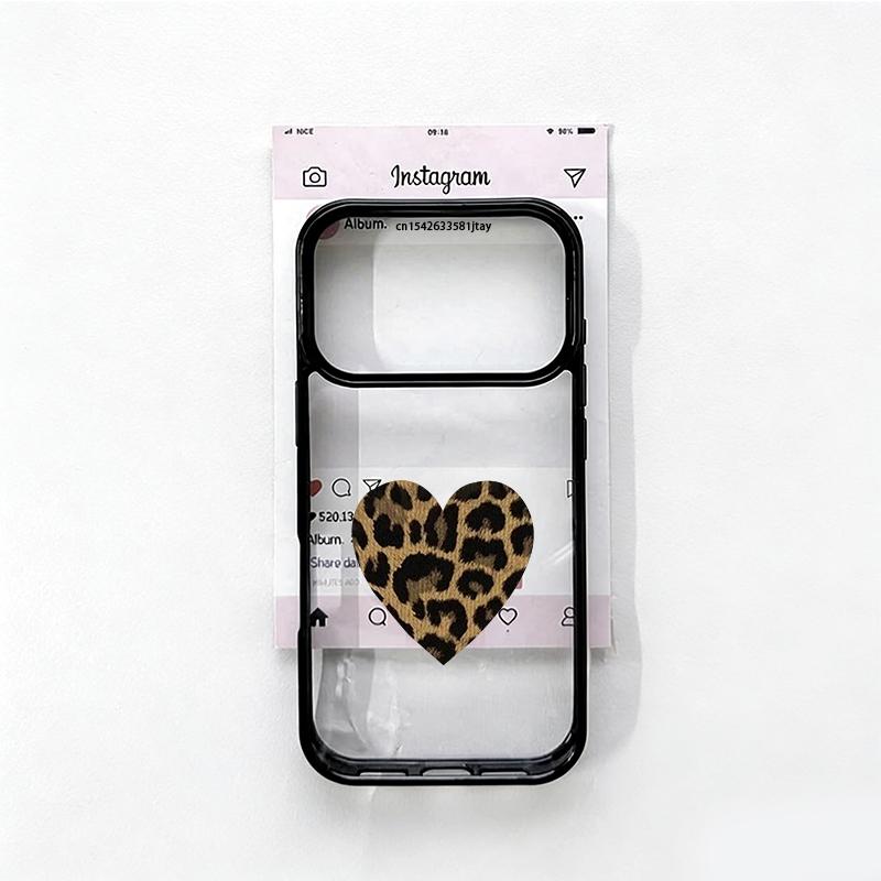 New Fashion Leopard Print Love Heart Phone Case for IPhone 17 Pro Max 17Air Aesthetics Clear Shell for IPhone 17Pro Cases iPhone XS Max
New Fashion Leopard Print Love Heart Phone Case for IPhone 17 Pro Max 17Air Aesthetics Clear Shell for IPhone 17Pro Cases iPhone XS Max