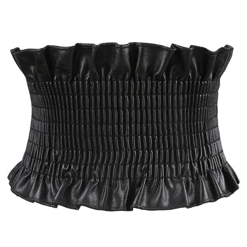 Waist Cincher Underbust Ruffle Waistband Elegant Elastic Belt for Wrap Dress Waist Belt for Suit Skirt Jeans Jewelry чёрный
Waist Cincher Underbust Ruffle Waistband Elegant Elastic Belt for Wrap Dress Waist Belt for Suit Skirt Jeans Jewelry чёрный