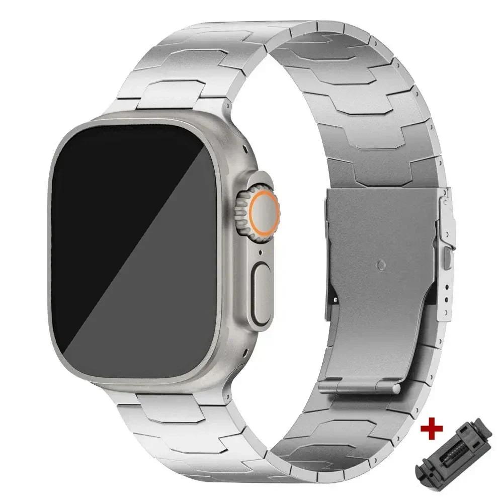 Titanium Luxury Bracelet for Apple Watch Ultra 3 2 49mm 46mm 45mm 44mm Band for iWatch Series 11 10 9 8 6 se ultra Strap Correa 44mm срібний
Titanium Luxury Bracelet for Apple Watch Ultra 3 2 49mm 46mm 45mm 44mm Band for iWatch Series 11 10 9 8 6 se ultra Strap Correa 44mm срібний
