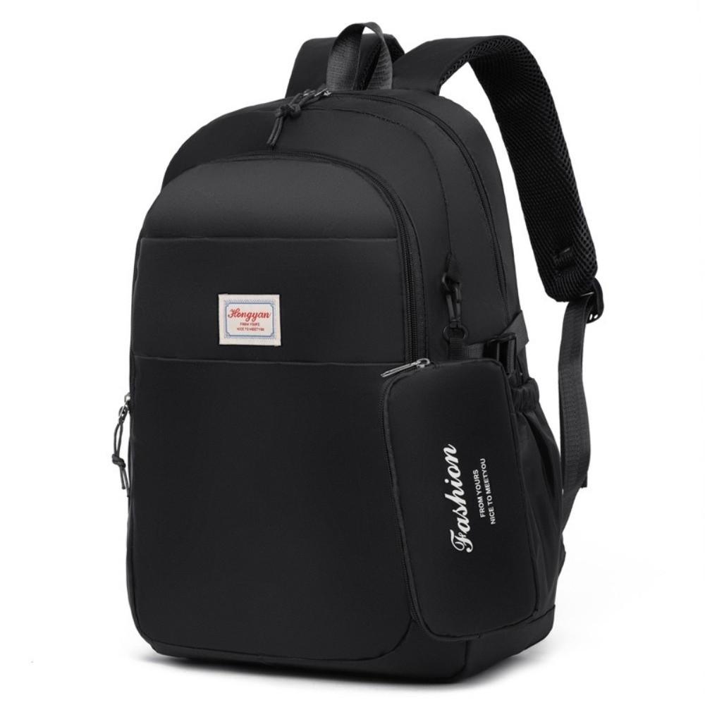 Fashion Solid Color Laptop Backpack Nylon Large Capacity Students School Bag with Mini Storage Pouch Lightweight Travel Daypack чёрный
Fashion Solid Color Laptop Backpack Nylon Large Capacity Students School Bag with Mini Storage Pouch Lightweight Travel Daypack чёрный