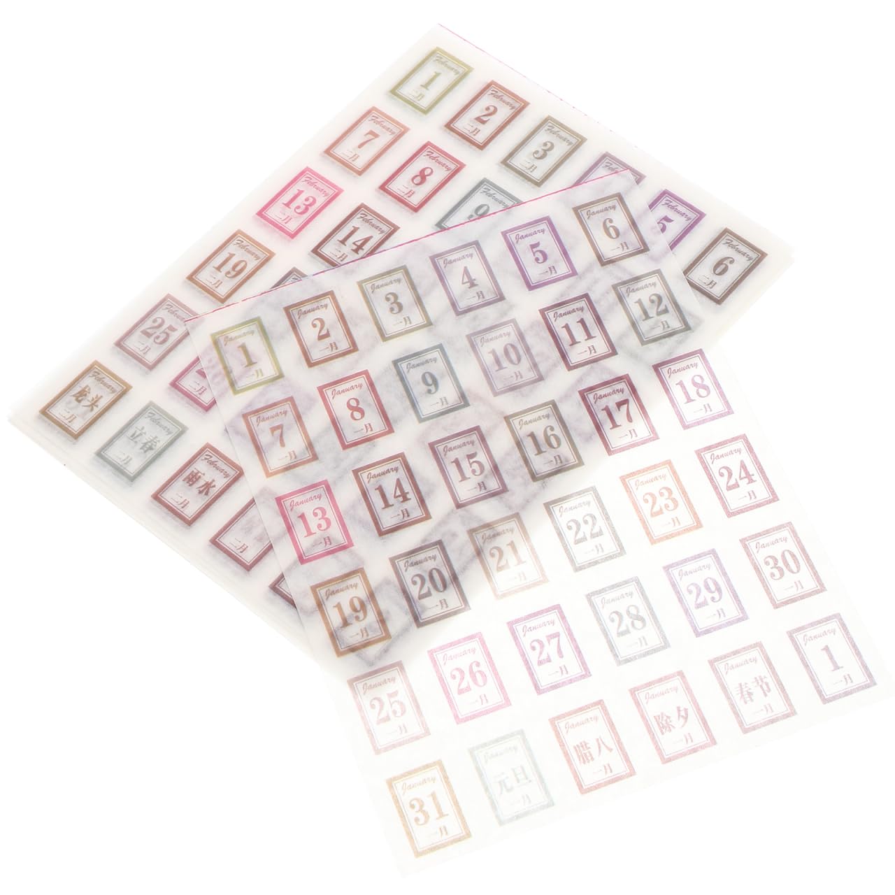 Lurrose Date 365 Days of the Easy to Apply and Convenient Note Calendar Stickers for Date 12 Gradient Colors Stickers, Year, Paper, Remove,
Lurrose Date 365 Days of the Easy to Apply and Convenient Note Calendar Stickers for Date 12 Gradient Colors Stickers, Year, Paper, Remove,