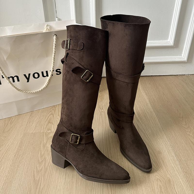 Винтажные ботильоны Maillard с острым носком и толстым каблуком, женские ботинки 2025, новинка осени, тонкие, увеличивающие рост, ботинки-чулки, рыцарские ботинки 40 коричневый
Винтажные ботильоны Maillard с острым носком и толстым каблуком, женские ботинки 2025, новинка осени, тонкие, увеличивающие рост, ботинки-чулки, рыцарские ботинки 40 коричневый