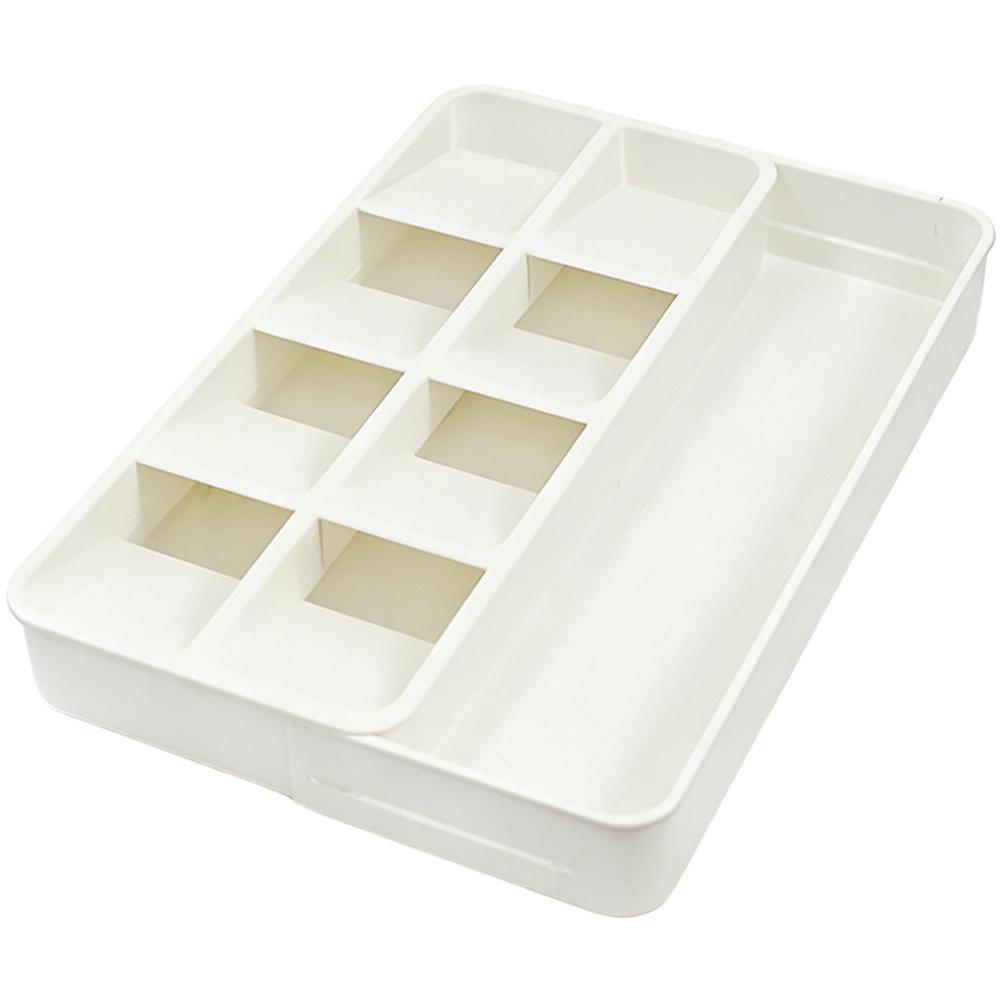 Versatile Kitchen Tool Organizer Kitchen Organizer White Cutlery Organizer Adjustable Length Plastic Construction
Versatile Kitchen Tool Organizer Kitchen Organizer White Cutlery Organizer Adjustable Length Plastic Construction
