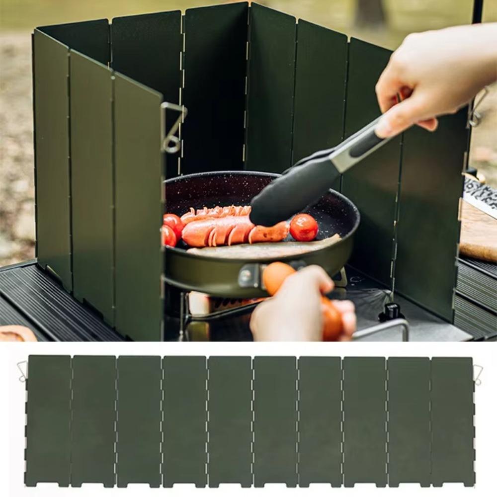 10 Plates Gas Stove Wind Shield Windproof Alloy Stove Windscreen Outdoor Stove Wind Shield Outdoor сірий
10 Plates Gas Stove Wind Shield Windproof Alloy Stove Windscreen Outdoor Stove Wind Shield Outdoor сірий