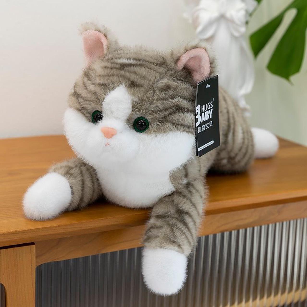 Lying Cat Plush Pillow: Cute Hugging Toy for Kids, Home or Office Décor, Perfect Birthday Gift 45 cm
Lying Cat Plush Pillow: Cute Hugging Toy for Kids, Home or Office Décor, Perfect Birthday Gift 45 cm