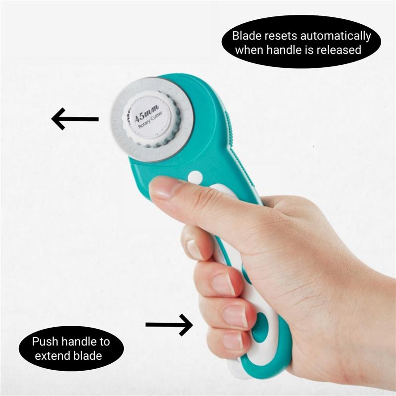 45Mm Rotary Cutter For Fabric Crochet Edge Skip Blade Perforating 8Pcs Rotary Blades 1Set-ABQU
45Mm Rotary Cutter For Fabric Crochet Edge Skip Blade Perforating 8Pcs Rotary Blades 1Set-ABQU