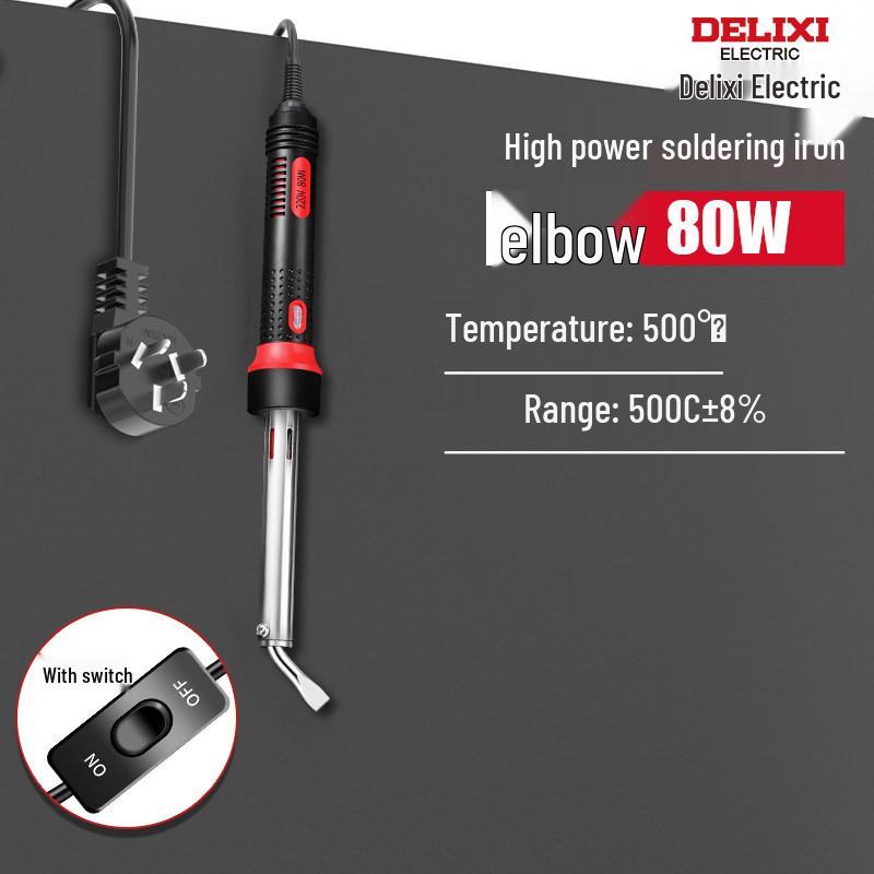 Delixi Industrial-Grade High-Power Electric Soldering Iron for Repair and Household Use
Delixi Industrial-Grade High-Power Electric Soldering Iron for Repair and Household Use