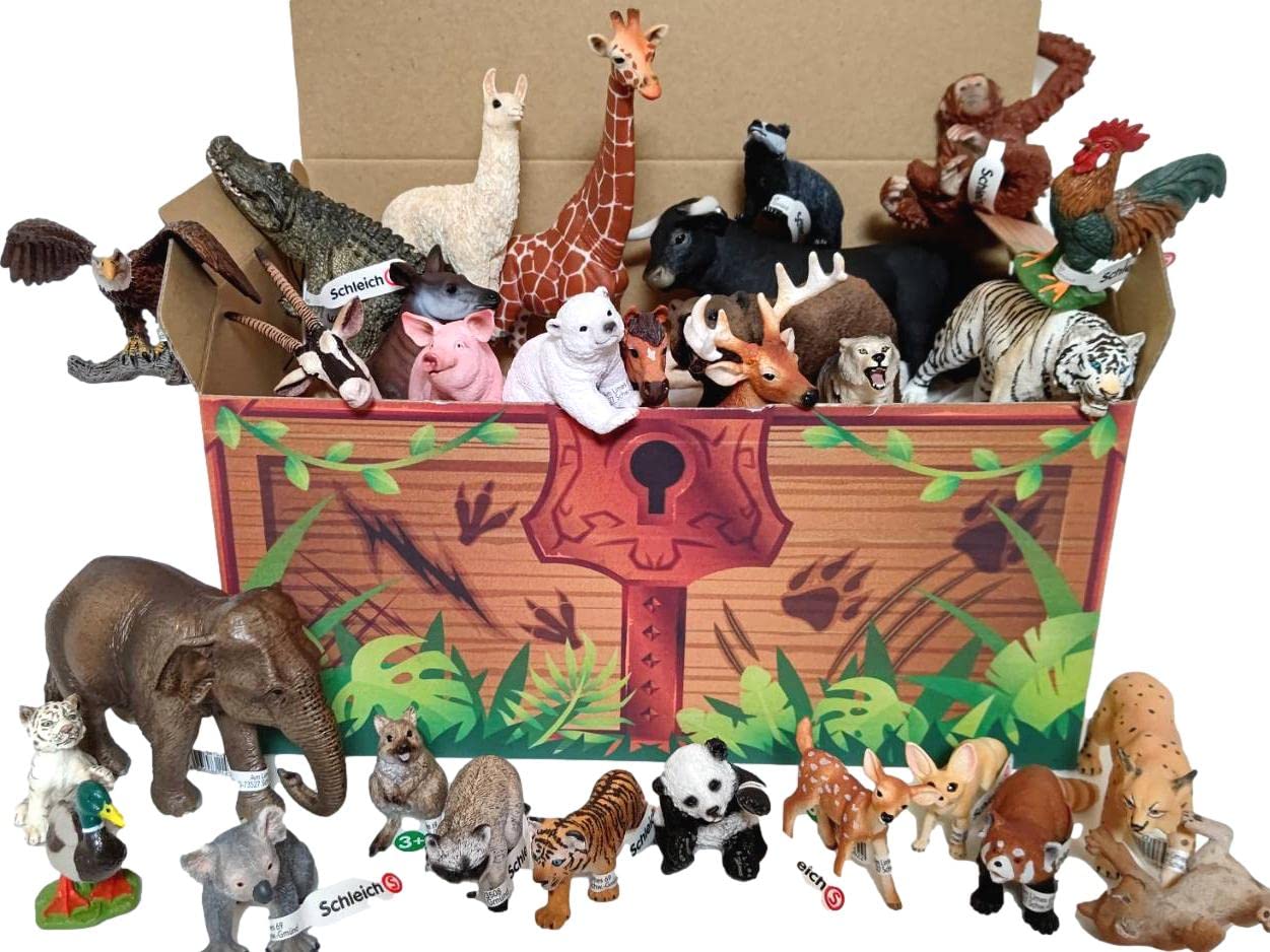 Schleich Фигурки животных Набор из 20 Ассортимент Wild Life FARM WORLD schleich Сокровищница Подарок на день рождения Рождество Pikishemo (Приключение)
Schleich Фигурки животных Набор из 20 Ассортимент Wild Life FARM WORLD schleich Сокровищница Подарок на день рождения Рождество Pikishemo (Приключение)