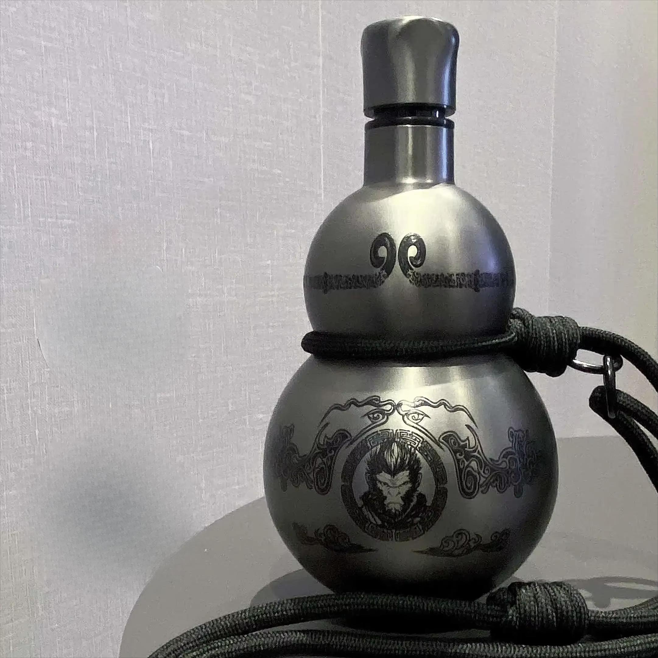 Myth Stainless Steel Gourd Thermos Cup Wine Bottle Kettle Outdoor Portable Sports Water Cup 500ML
Myth Stainless Steel Gourd Thermos Cup Wine Bottle Kettle Outdoor Portable Sports Water Cup 500ML