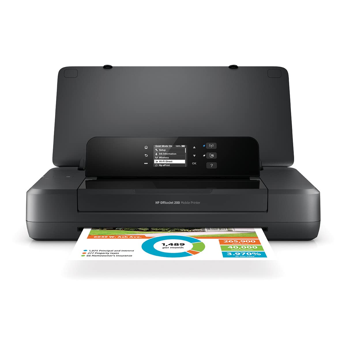 Мобільний принтер HP A4 OfficeJet 200 Мобільна бездротова локальна мережа Сумісний зі смартфоном і планшетом Друк з пігментним чорним чорнилом Сенсорна рамка Компактний чорний
Мобільний принтер HP A4 OfficeJet 200 Мобільна бездротова локальна мережа Сумісний зі смартфоном і планшетом Друк з пігментним чорним чорнилом Сенсорна рамка Компактний чорний