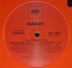 12inch Record KANDI - Don t Think I m Not CAS14053PROMO Columbia 2000 US Dance & Electronica Used
12inch Record KANDI - Don t Think I m Not CAS14053PROMO Columbia 2000 US Dance & Electronica Used
