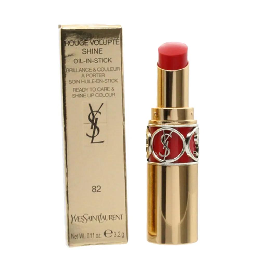 Yves Saint Laurent Rouge Volupté Shine Lipstick 82 Orange Crepe
Yves Saint Laurent Rouge Volupté Shine Lipstick 82 Orange Crepe