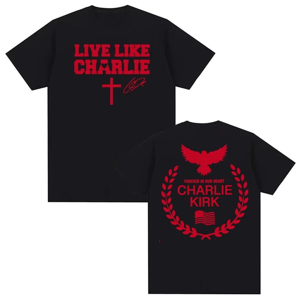 Liye Liye Charlie Kirk pure cotton Printing Tshirt Men Women Retro Fashion Hiphop 2026 Spring summer new Shortsleeved top 4XL
Liye Liye Charlie Kirk pure cotton Printing Tshirt Men Women Retro Fashion Hiphop 2026 Spring summer new Shortsleeved top 4XL