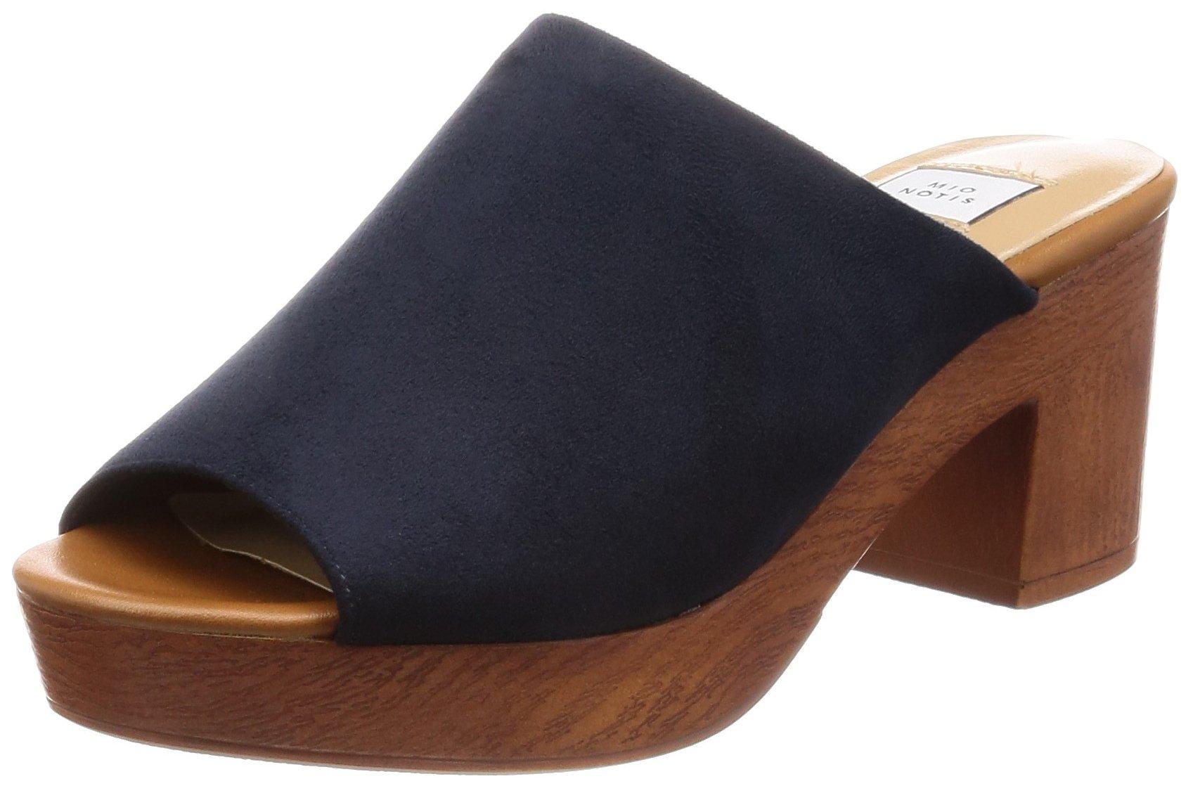 Myonotis 291B Wood-Style Heeled Sabo, Navy, Size 24.5 cm
Myonotis 291B Wood-Style Heeled Sabo, Navy, Size 24.5 cm