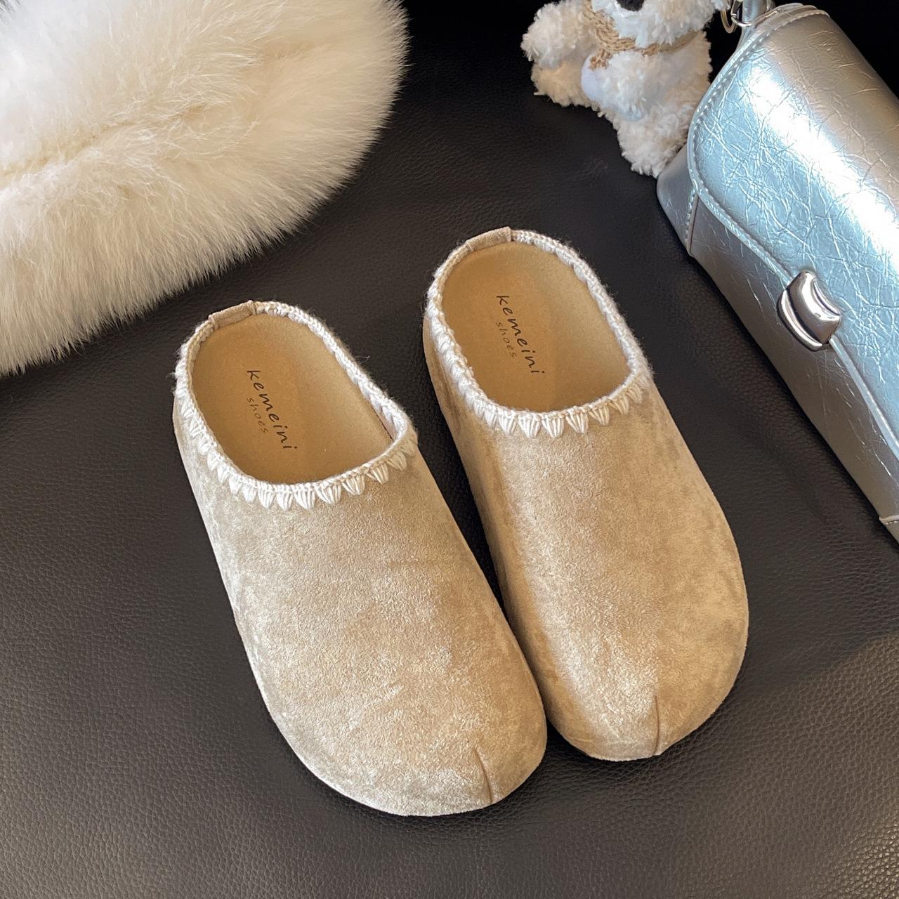 Retro embroidered Birkenstock shoes bag head half slippers women s outer wear 2025 autumn thick-soled one-pedal inner height-increasing Birkenstock s 40 абрикосовый
Retro embroidered Birkenstock shoes bag head half slippers women s outer wear 2025 autumn thick-soled one-pedal inner height-increasing Birkenstock s 40 абрикосовый