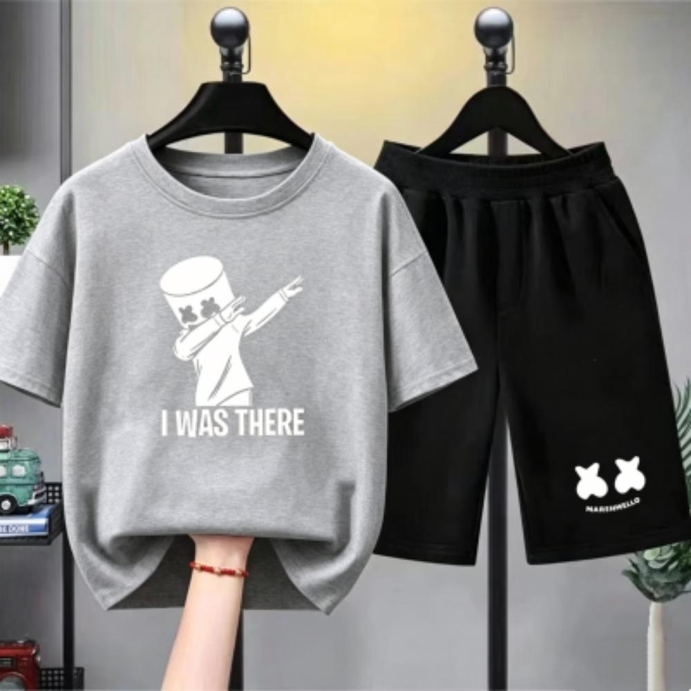 Summer Fashion Kids T-shirt Shorts Set Fun Cartoon Printed Short Sleeve Tops Shorts 2pcs Summer Boy Girl s Outdoor Casual T-shirt Sets 5-6Y
Summer Fashion Kids T-shirt Shorts Set Fun Cartoon Printed Short Sleeve Tops Shorts 2pcs Summer Boy Girl s Outdoor Casual T-shirt Sets 5-6Y