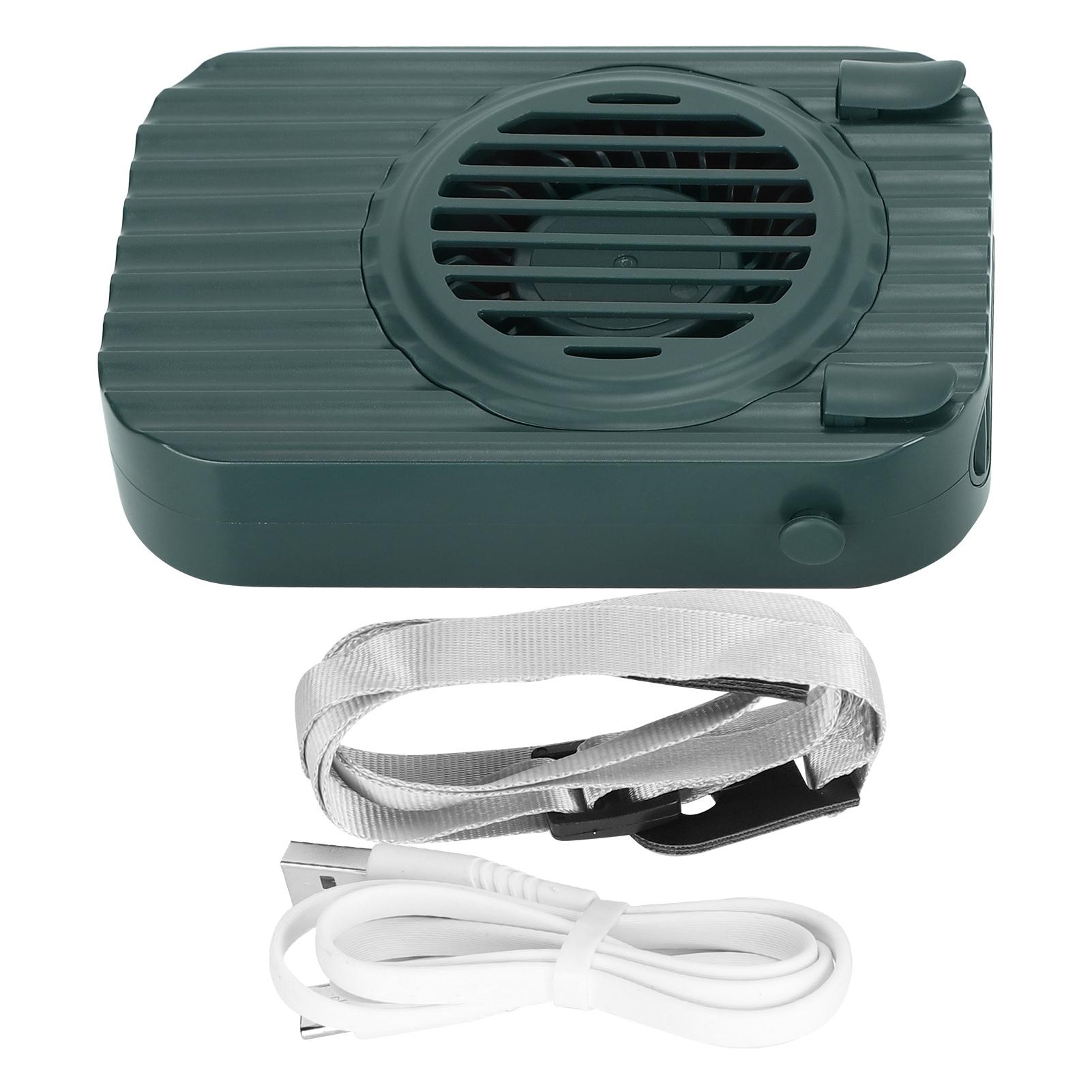 Mini Neck Fan Creative USB Portable HandsFree Wearable Lazy Hanging 3 Speed Cooler зелений
Mini Neck Fan Creative USB Portable HandsFree Wearable Lazy Hanging 3 Speed Cooler зелений