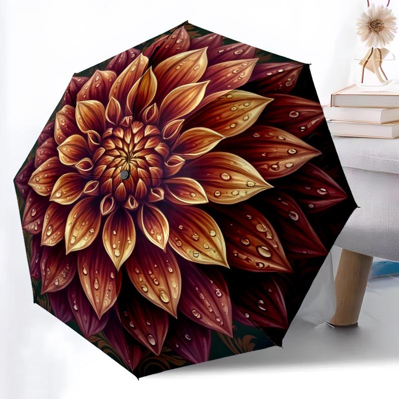 1pc Sturdy 8-Bone Auto Umbrella, Ostrich Lavender Wild Floral Views Umbrella, Digital Printed, Foldable Umbrella for On-the-Go Outdoor Use
1pc Sturdy 8-Bone Auto Umbrella, Ostrich Lavender Wild Floral Views Umbrella, Digital Printed, Foldable Umbrella for On-the-Go Outdoor Use