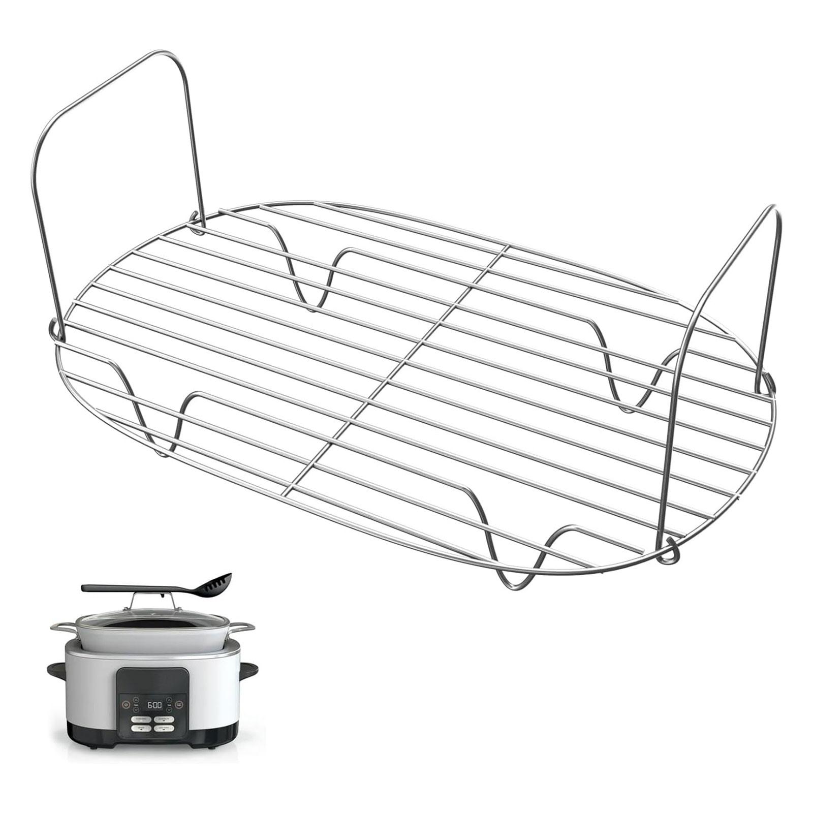 Roasting Rack Cooking Accessories Stainless Steel Grilling Stand Steaming Rack Steam and Roast Rack for MC1000 MC1001
Roasting Rack Cooking Accessories Stainless Steel Grilling Stand Steaming Rack Steam and Roast Rack for MC1000 MC1001