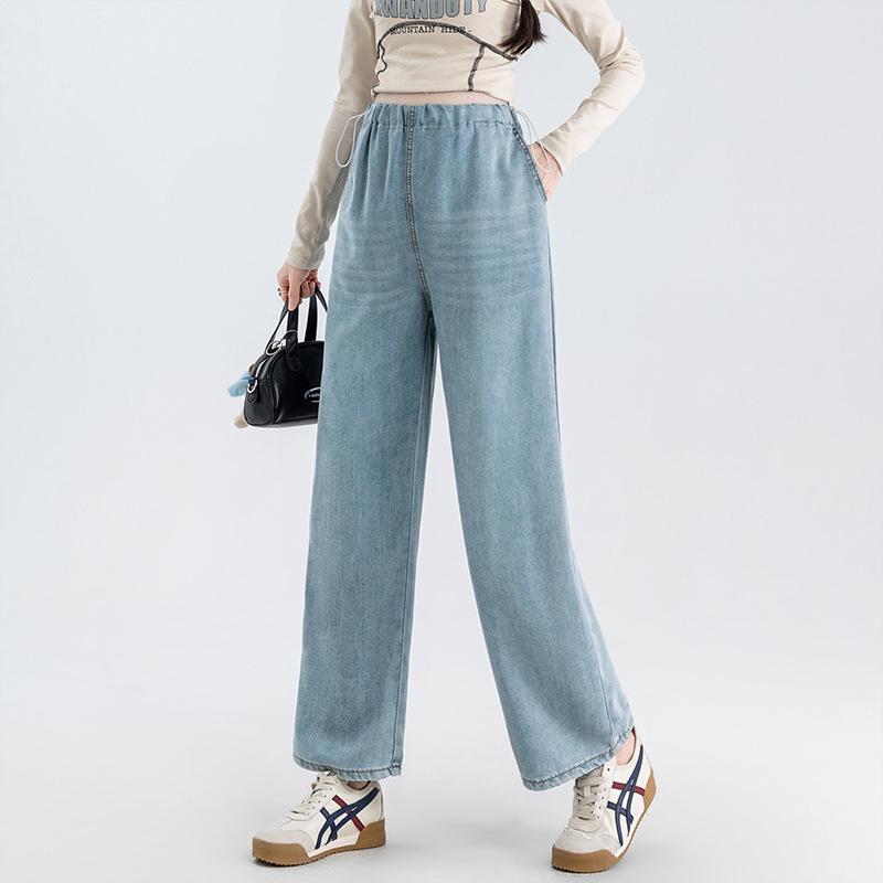 Pink Tencel Maternity Jeans: Summer Lightweight, Straight & Wide-Leg, Nine-Point, Postpartum Drawstring Casual Pants Medium світло-синій колір
Pink Tencel Maternity Jeans: Summer Lightweight, Straight & Wide-Leg, Nine-Point, Postpartum Drawstring Casual Pants Medium світло-синій колір