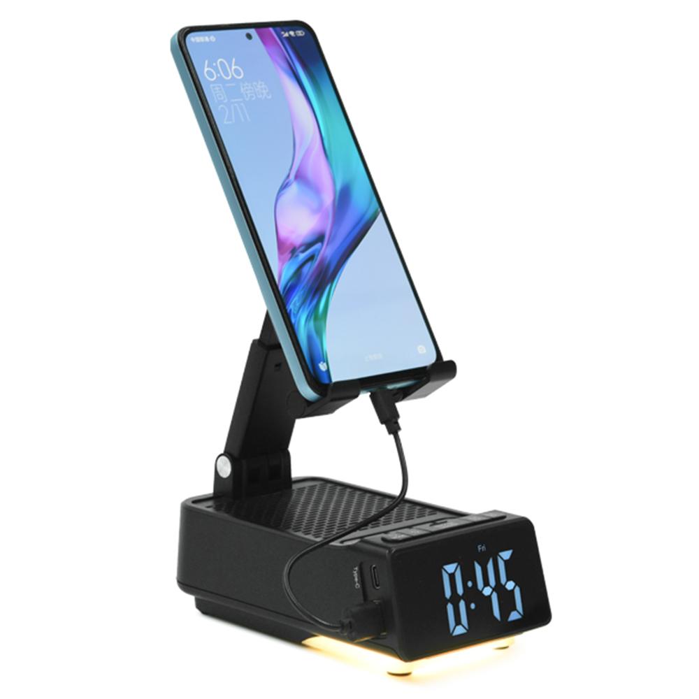 F30 3 in 1 Desktop Foldable Phone Stand Bluetooth-Compatible Speaker Digital Alarm Clock A
F30 3 in 1 Desktop Foldable Phone Stand Bluetooth-Compatible Speaker Digital Alarm Clock A