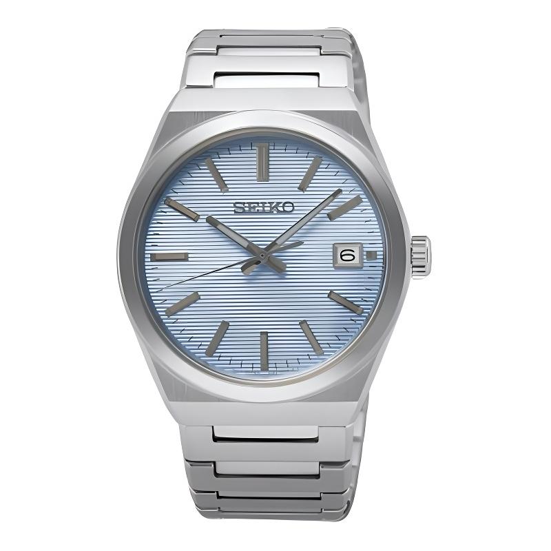 SEIKO Klassik series 100 meters waterproof fashion style Quartz Steel Strap 38.9mm men s watch blue dial SUR599P1 синій
SEIKO Klassik series 100 meters waterproof fashion style Quartz Steel Strap 38.9mm men s watch blue dial SUR599P1 синій