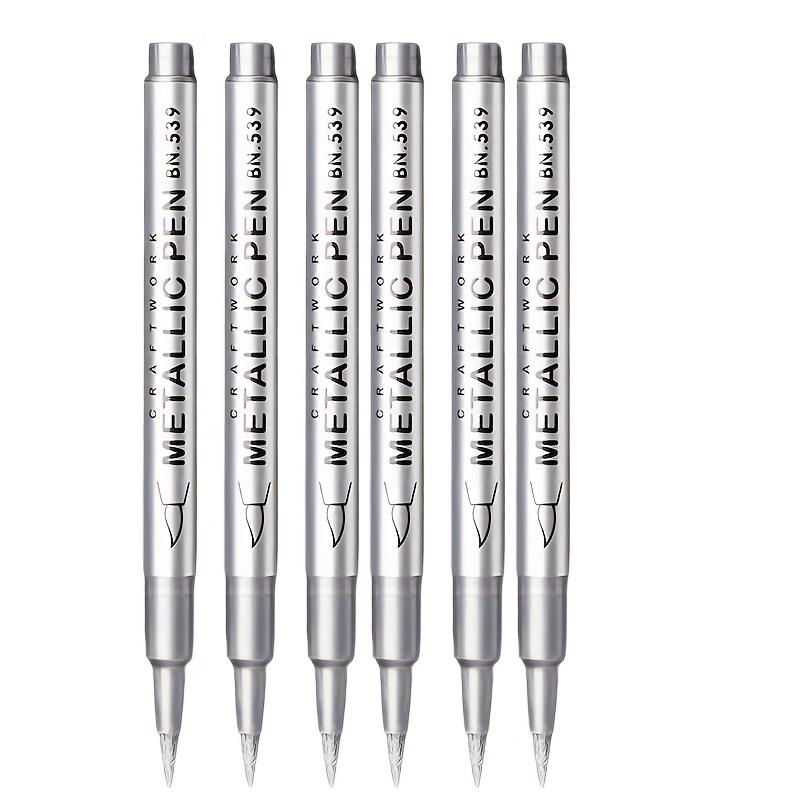 6pcs Golden And Silvery Permanent Golden Marker Pens - Waterproof, Suitable for DIY Crafts, Resin Art, And Office Supplies
6pcs Golden And Silvery Permanent Golden Marker Pens - Waterproof, Suitable for DIY Crafts, Resin Art, And Office Supplies