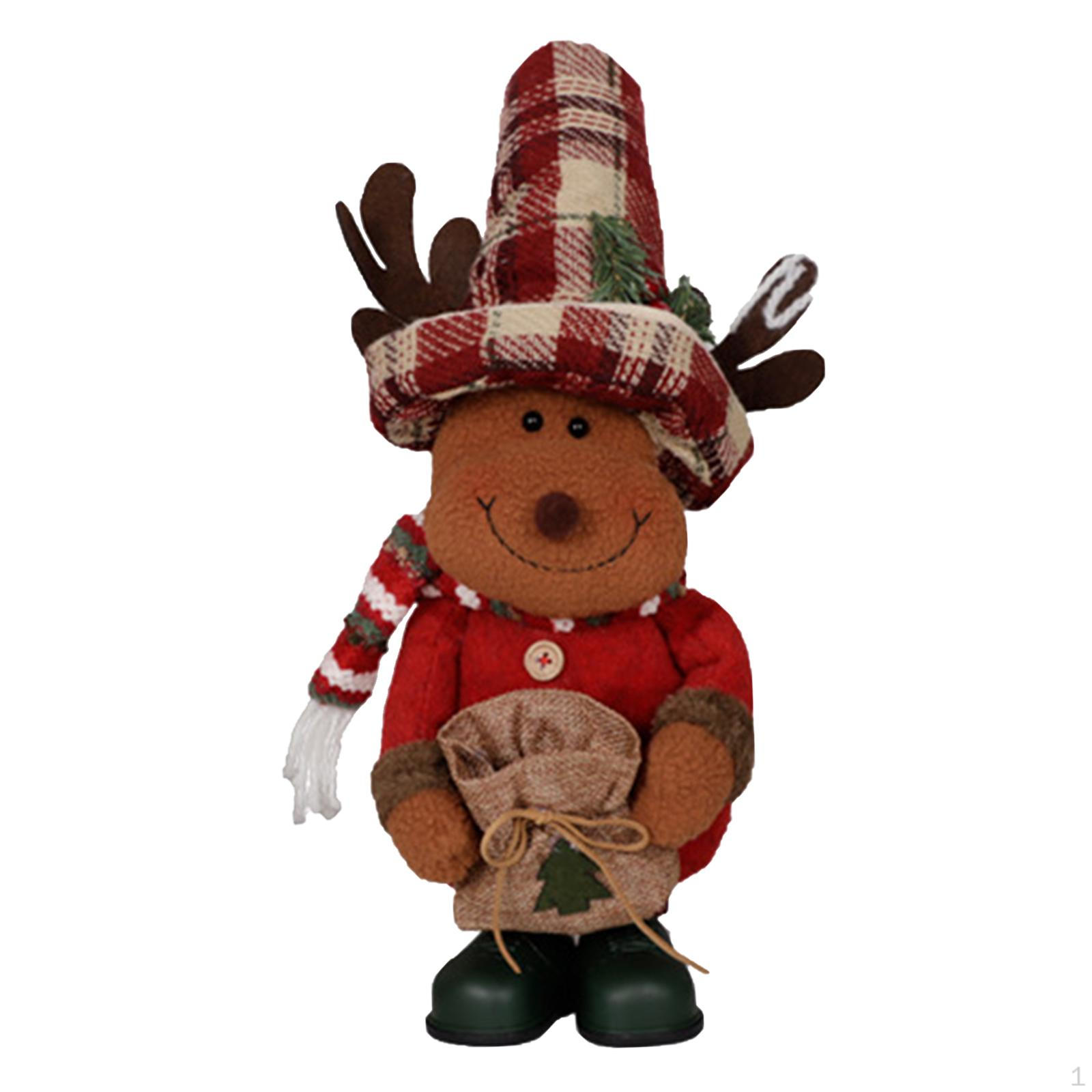 Рождественская плюшевая кукла, украшение, декор, милая праздничная игрушка, стоящая фигурка Deer
Рождественская плюшевая кукла, украшение, декор, милая праздничная игрушка, стоящая фигурка Deer