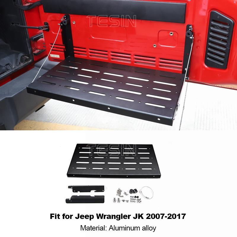 TESIN Car Rear Door Foldable Shelf Tailgate Table Storage Rack for Jeep Wrangler JK JL 2007-2018 2024 Up Interior Accessories E For JK
TESIN Car Rear Door Foldable Shelf Tailgate Table Storage Rack for Jeep Wrangler JK JL 2007-2018 2024 Up Interior Accessories E For JK
