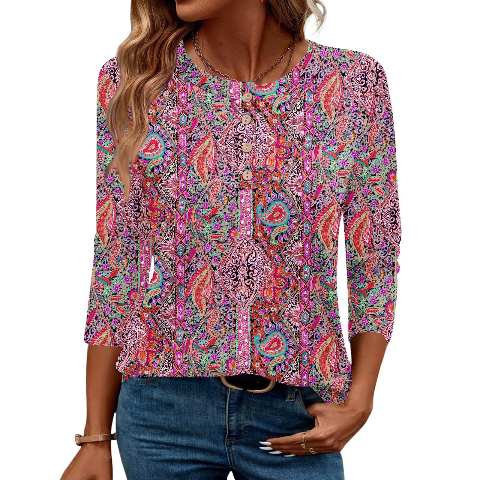 3/4 Sleeve Shirts For Women Button Down Shirt Top For Women Half Button Down Print Graphic Blouse M гарячі рожевого кольору
3/4 Sleeve Shirts For Women Button Down Shirt Top For Women Half Button Down Print Graphic Blouse M гарячі рожевого кольору