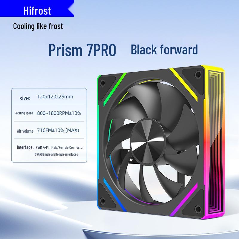 Prism 5PRO 12cm Temp-Control Silent ARGB Lens Cooling Fan
Prism 5PRO 12cm Temp-Control Silent ARGB Lens Cooling Fan