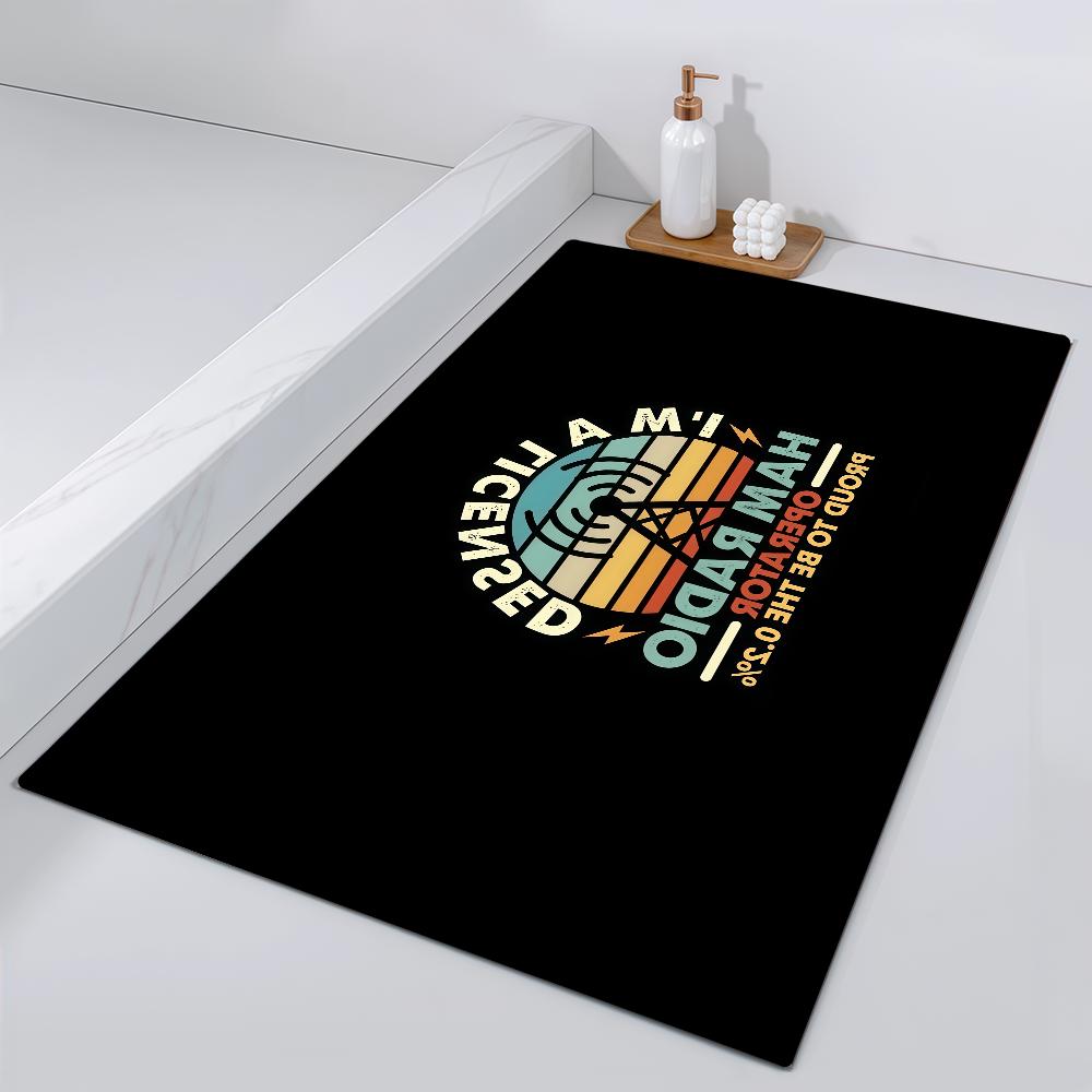 Door Mat Bedside Entrance Bath Floor Decoration Corridor Logo Radio Door Mat Carpet Living H-Ham Room Balcony 40cm x 60cm
Door Mat Bedside Entrance Bath Floor Decoration Corridor Logo Radio Door Mat Carpet Living H-Ham Room Balcony 40cm x 60cm