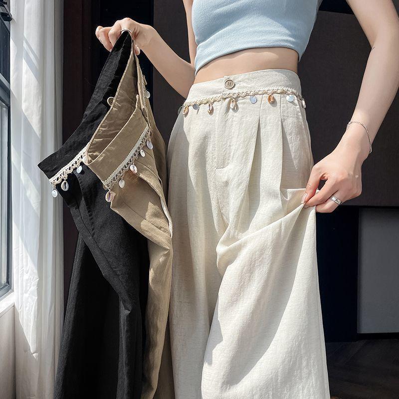 2026 Summer Korean Style Women s Loose Casual Lantern Pants with Lace Trim - High Waist, Slimming, Versatile, Trendy. M 48-53kg грязно-белый
2026 Summer Korean Style Women s Loose Casual Lantern Pants with Lace Trim - High Waist, Slimming, Versatile, Trendy. M 48-53kg грязно-белый