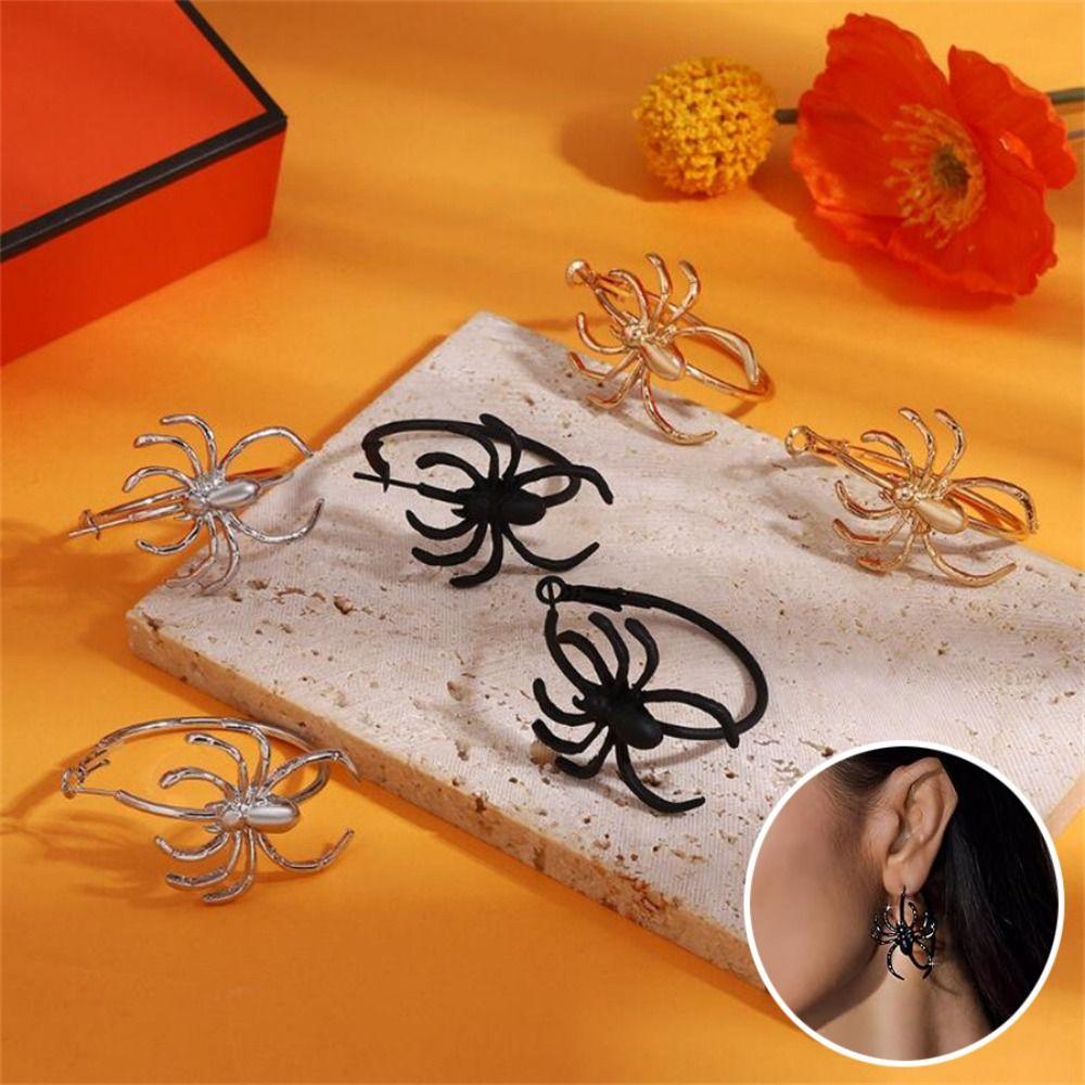 Halloween Jewelry Spider Earrings Gold Color Round Circle Ear Stud New Halloween Earrings чорний
Halloween Jewelry Spider Earrings Gold Color Round Circle Ear Stud New Halloween Earrings чорний