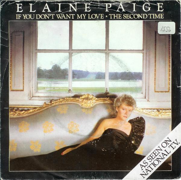 7inch Record ELAINE PAIGE - If You Don t Want My Love / The Sec K18966 WEA Records 1982 UK Pop Used
7inch Record ELAINE PAIGE - If You Don t Want My Love / The Sec K18966 WEA Records 1982 UK Pop Used