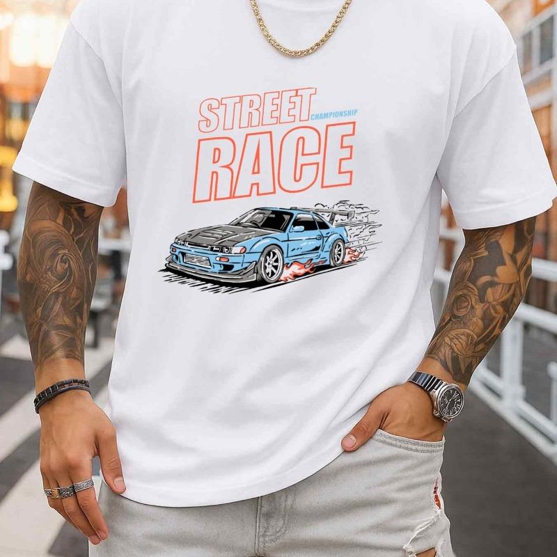 European sizes Street Race Car Graphic Tee | Men S Crew Neck T-shirts, White, Casual, Fashionable, All-season Comfortable Outdoor Activity Clothing 4XL
European sizes Street Race Car Graphic Tee | Men S Crew Neck T-shirts, White, Casual, Fashionable, All-season Comfortable Outdoor Activity Clothing 4XL