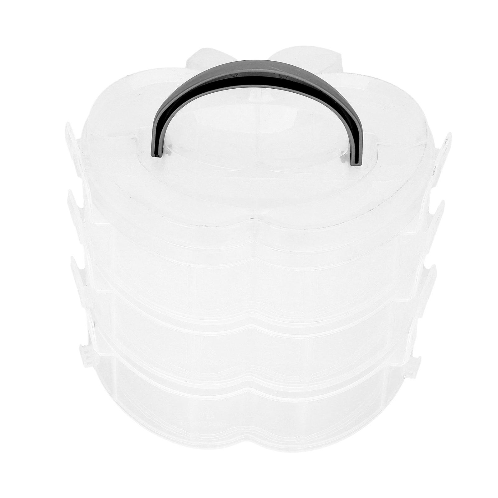3‑Tier Demountable Plastic Storage Box Shaped Portable Tools Toys Container
3‑Tier Demountable Plastic Storage Box Shaped Portable Tools Toys Container