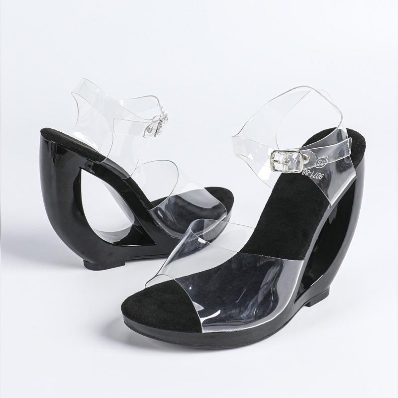 Eilyken 2026 Summer PVC Transparent Women Sandals Fashion Design Hollow Out High Heels Buckle Strap Wedding Party Shoes 34 чёрный
Eilyken 2026 Summer PVC Transparent Women Sandals Fashion Design Hollow Out High Heels Buckle Strap Wedding Party Shoes 34 чёрный