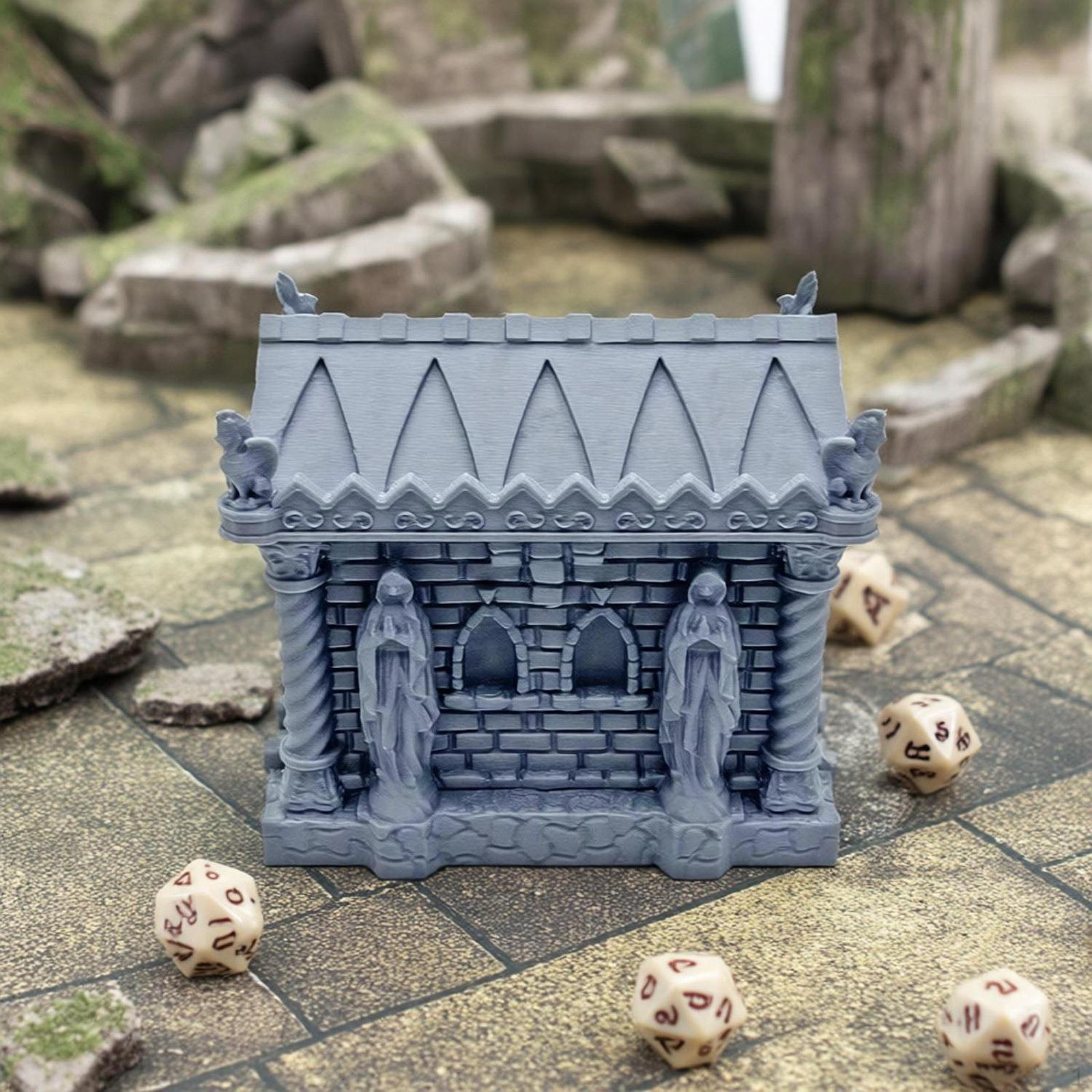 Graveyard Tomb Model Tabletop Miniatures Removable Top Ruined Miniatureland Terrain for Hobby
Graveyard Tomb Model Tabletop Miniatures Removable Top Ruined Miniatureland Terrain for Hobby